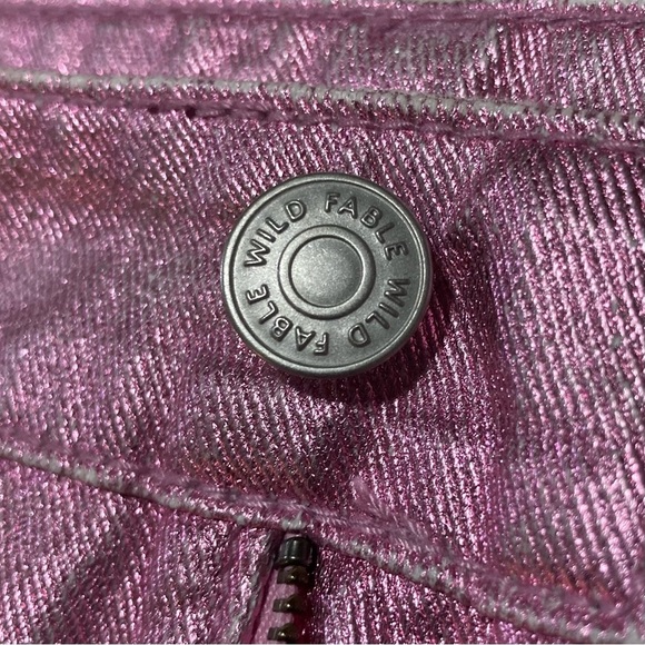 Wild Fable Metallic Pink Mini Skirt | Shimmery | Festival - Picture 13 of 16